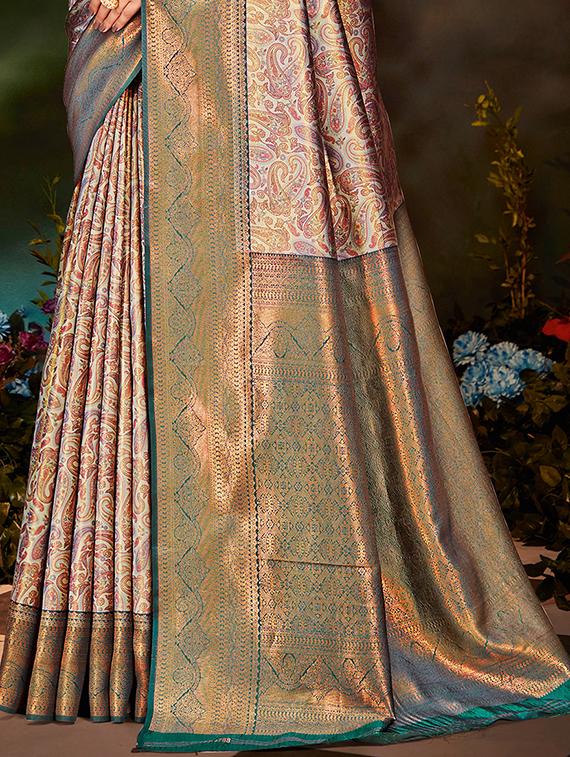 women self design banarasi saree with blouse - 21397427 - Standard Image - 2