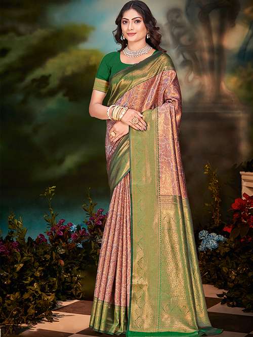 women self design banarasi saree with blouse - 21397429 - Standard Image - 0