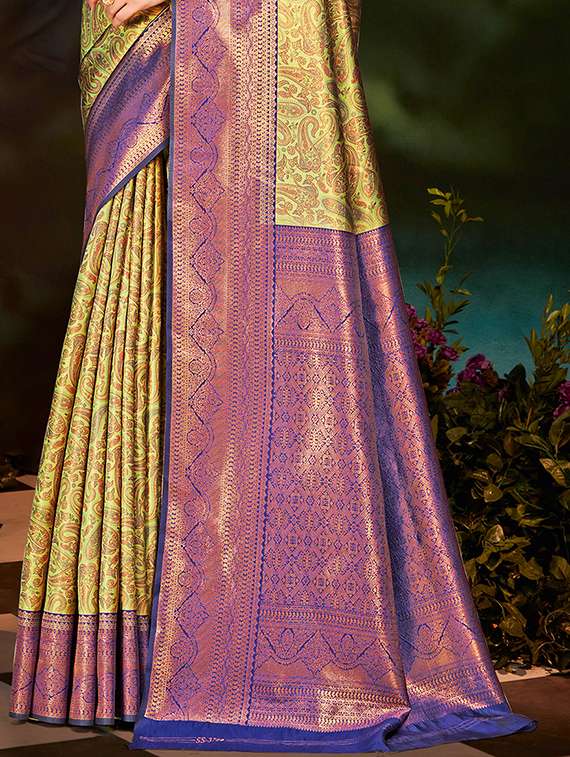 women self design banarasi saree with blouse - 21397431 -  Standard Image - 2