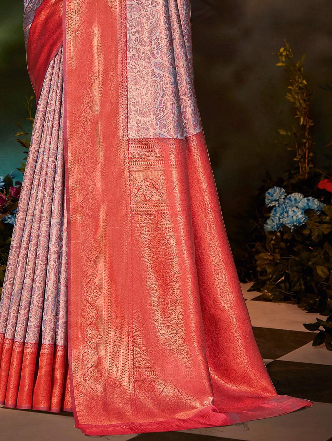 women self design banarasi saree with blouse - 21397432 - Standard Image - 2