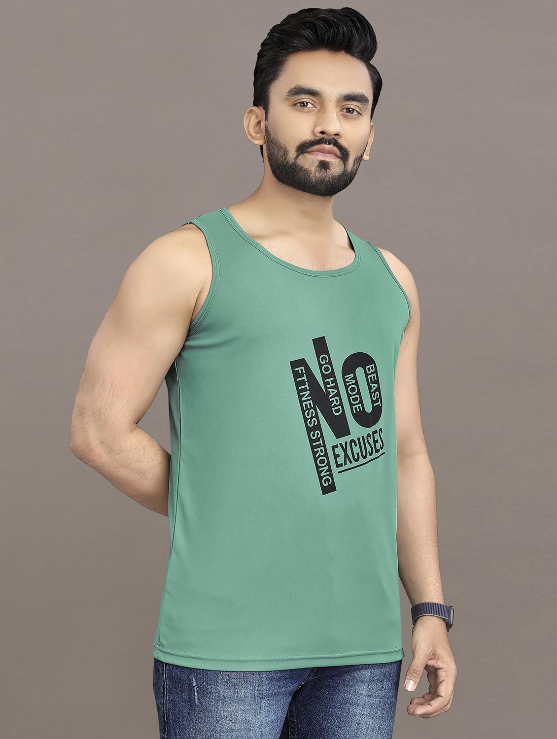 men's typography printed vest - 21397460 - Standard Image - 2