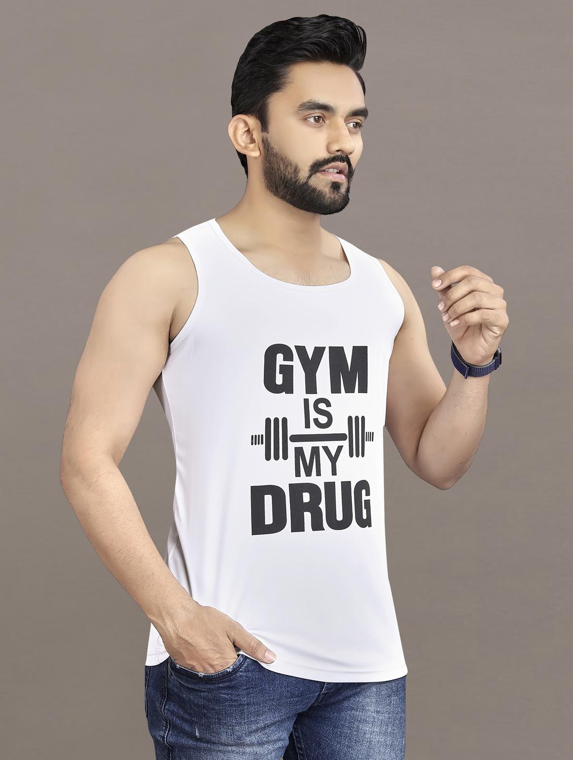 men's typography printed vest - 21397464 - Standard Image - 2