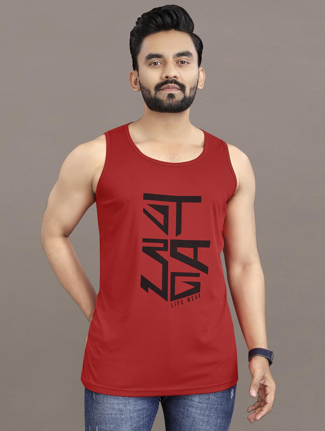 men's pack of 2 printed vest - 21397490 - Standard Image - 2
