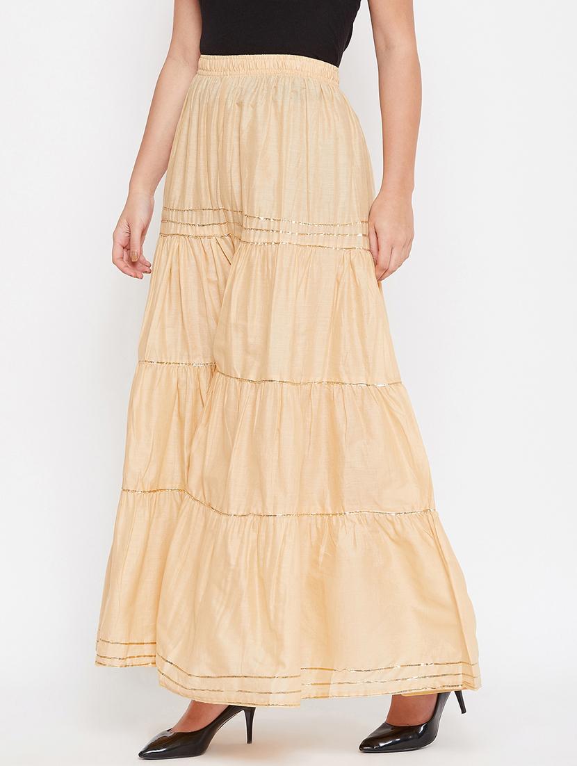 women mid-rise self-designed flared palazzo - 21399267 - Standard Image - 2