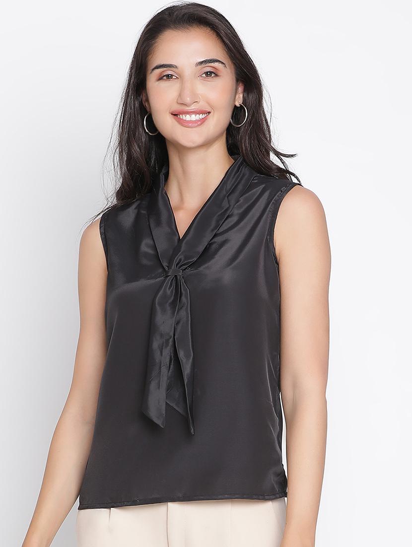 black solid regular top - 21399461 - Zoom Image - 0
