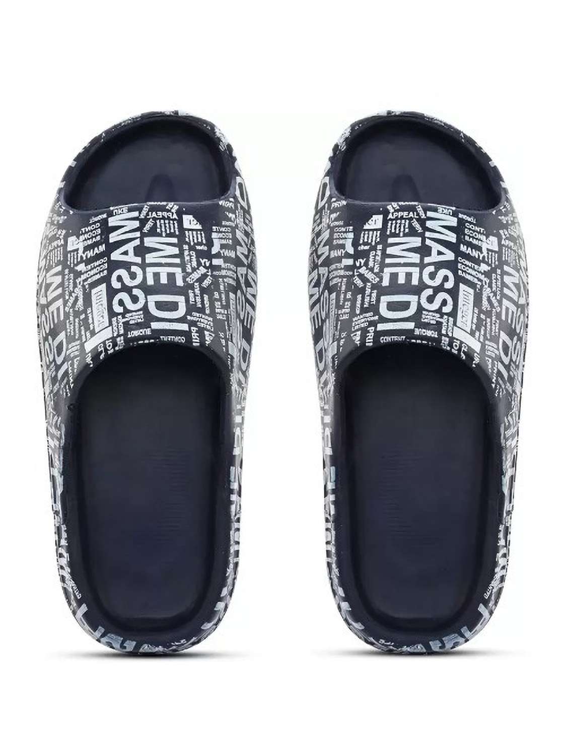 navy eva slider flip flops - 21399675 -  Standard Image - 2