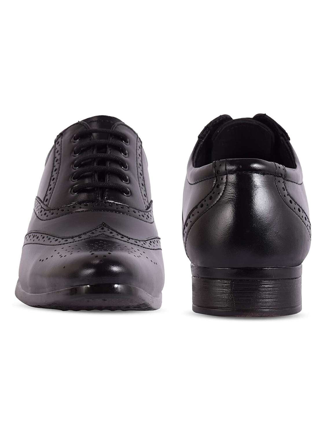 men black lace-up brouges - 21399732 -  Standard Image - 2