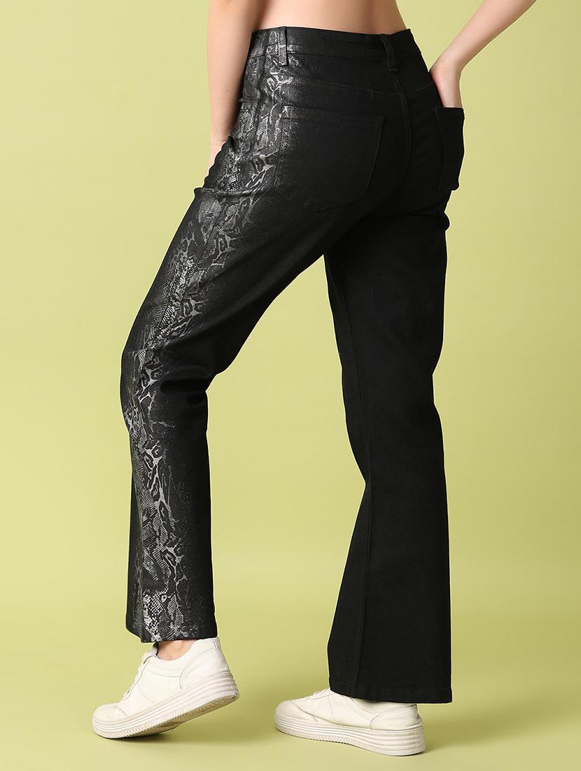 women black denim boot cut jean - 21399804 - Standard Image - 2