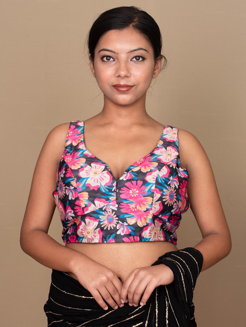 women black printed blouse - 21399816 -  Zoom Image - 0