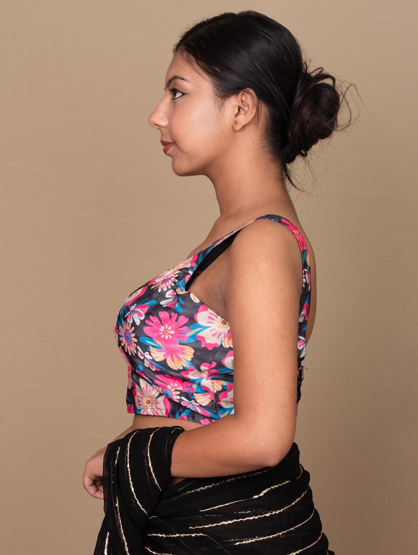 women black printed blouse - 21399816 - Standard Image - 2