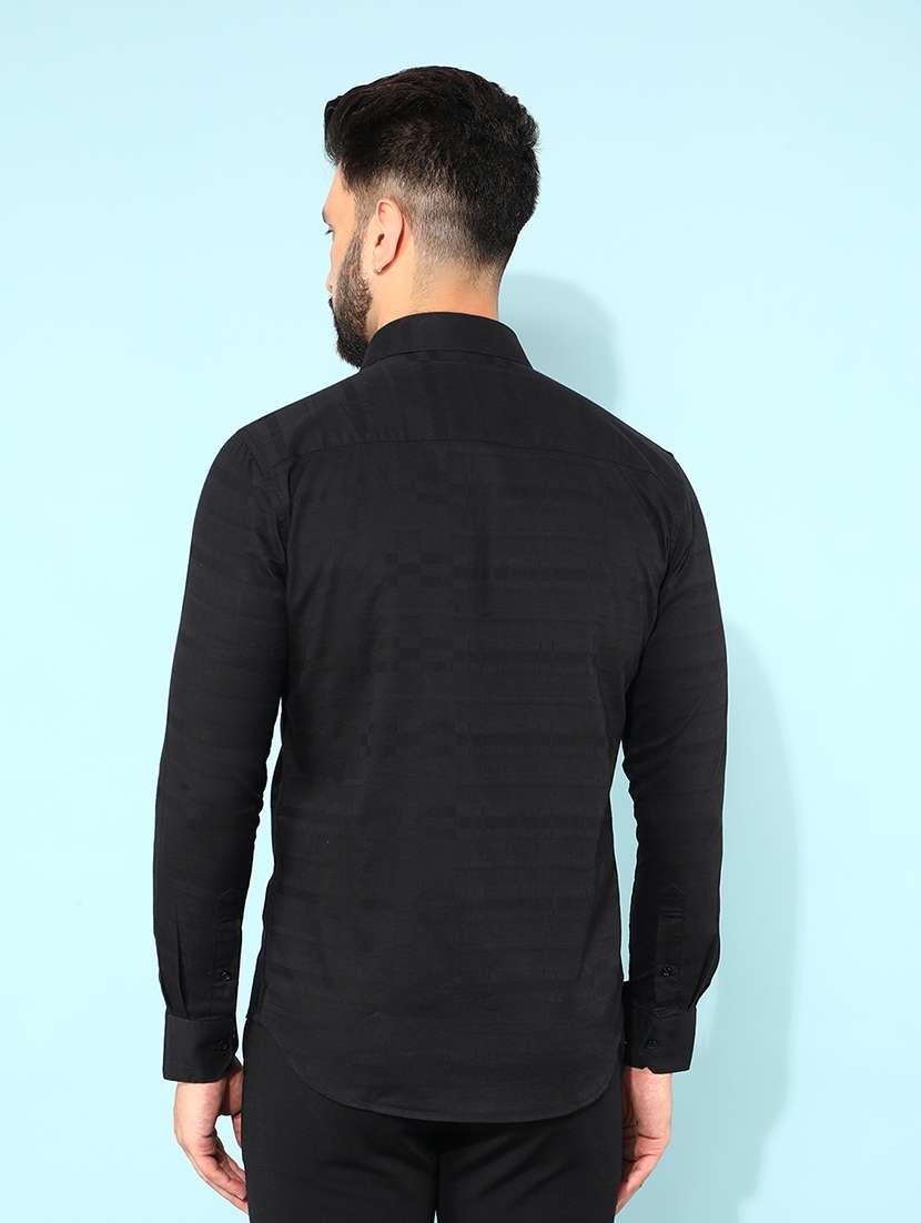 men solid casual shirt - 21400142 -  Standard Image - 2