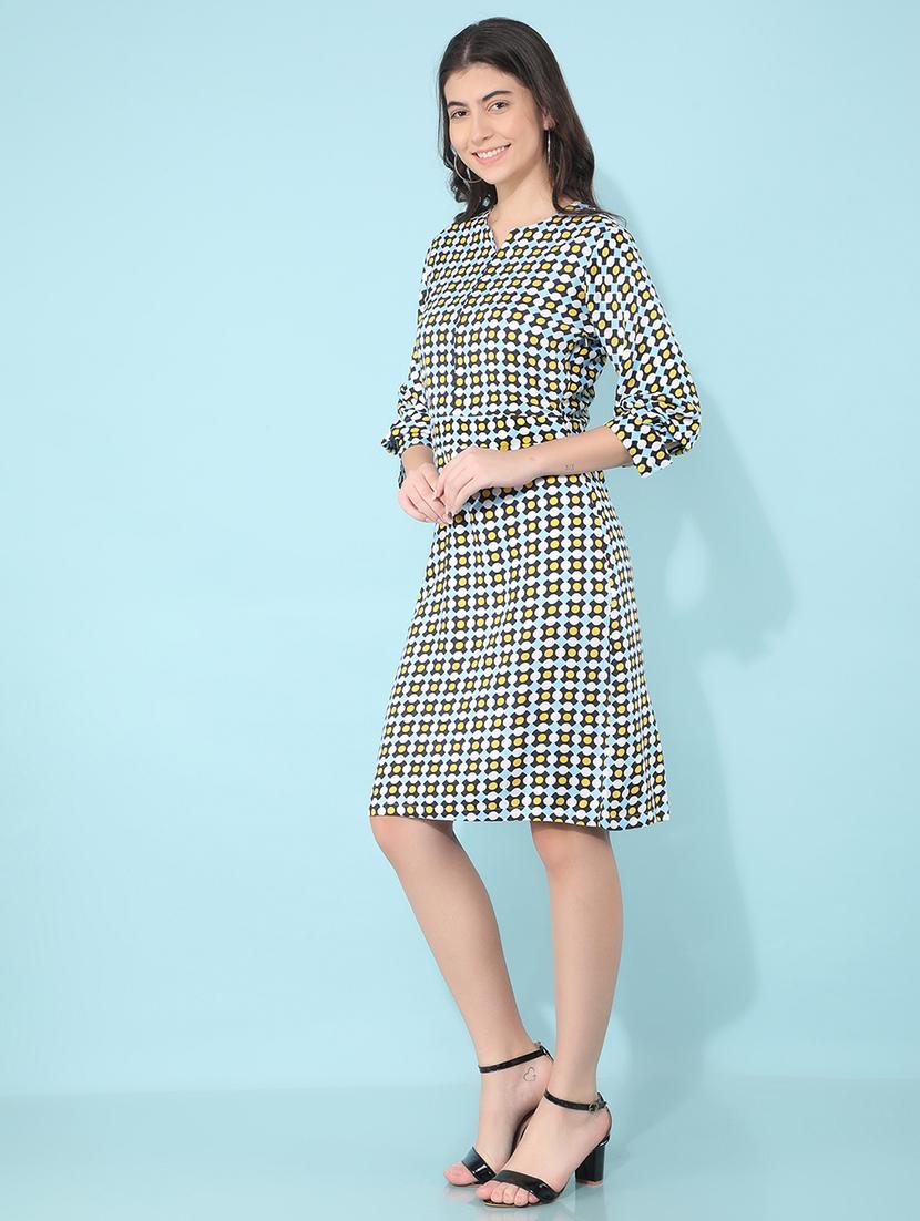 women multi colored lyocell sheath dress - 21400250 - Zoom Image - 0