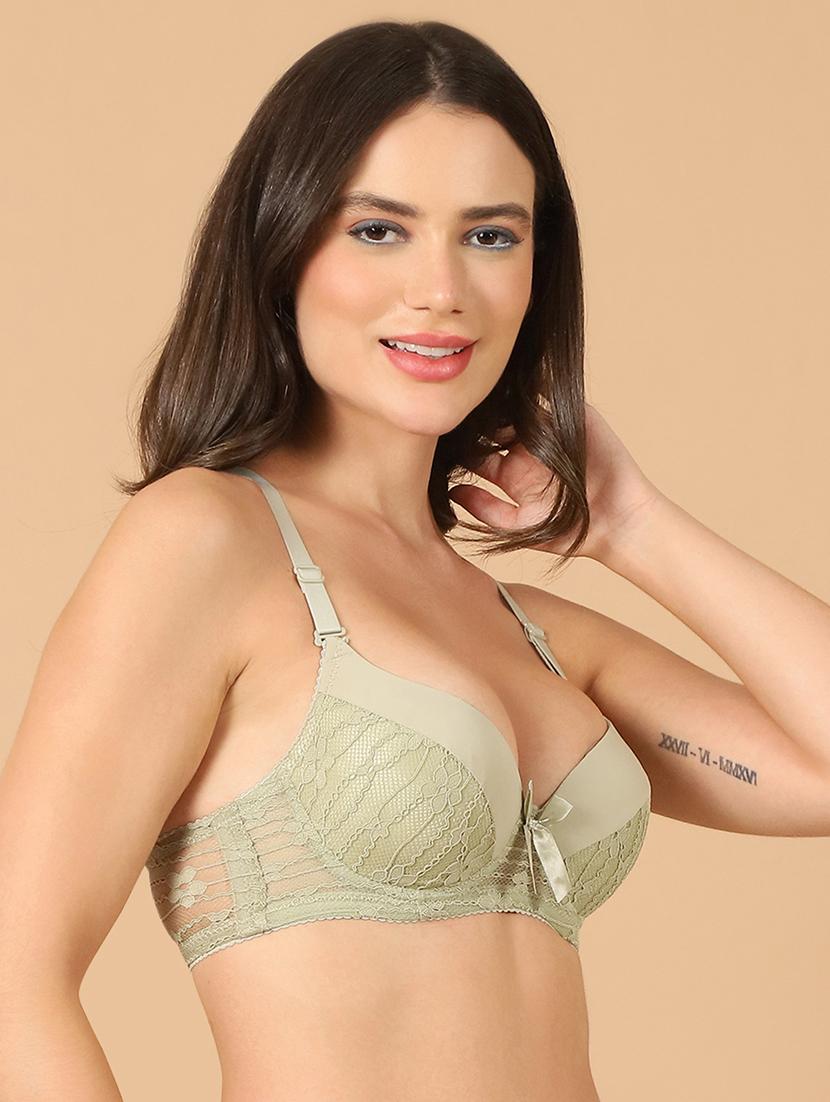 sea green lace tshirt bra - 21400442 - Standard Image - 2