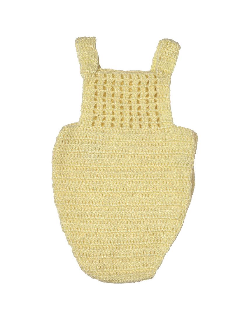 kids yellow woollen romper - 21401419 - Standard Image - 2