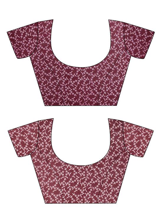 pack of 2 printed casual wear sarees with blouse - 21406016 - Standard Image - 2