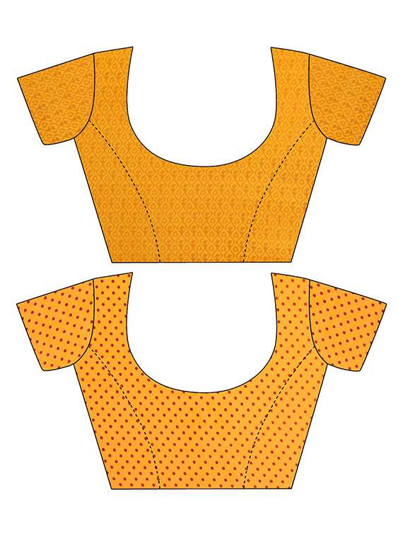 pack of 2 printed casual wear sarees with blouse - 21406024 -  Standard Image - 2