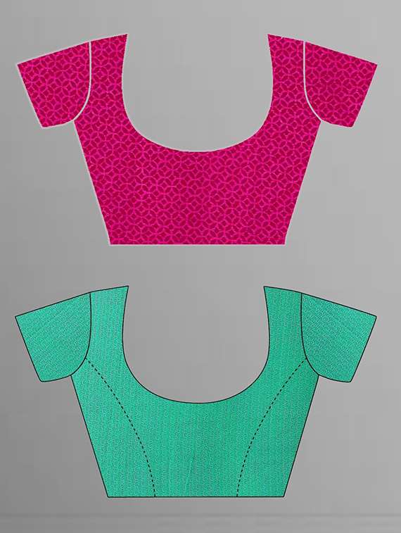 women pack of 2 casual wear combo sarees with blouse - 21407062 -  Standard Image - 2