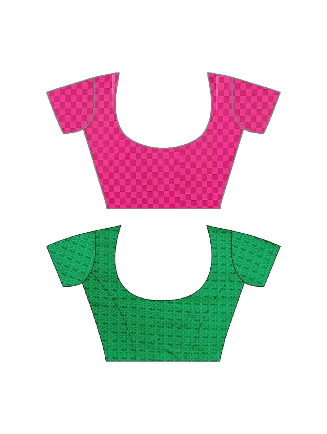 pack of 2 multi colored combo saree with blouse - 21407461 - Standard Image - 2