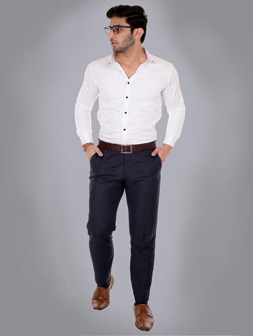 men solid formal shirt - 21410217 - Standard Image - 2