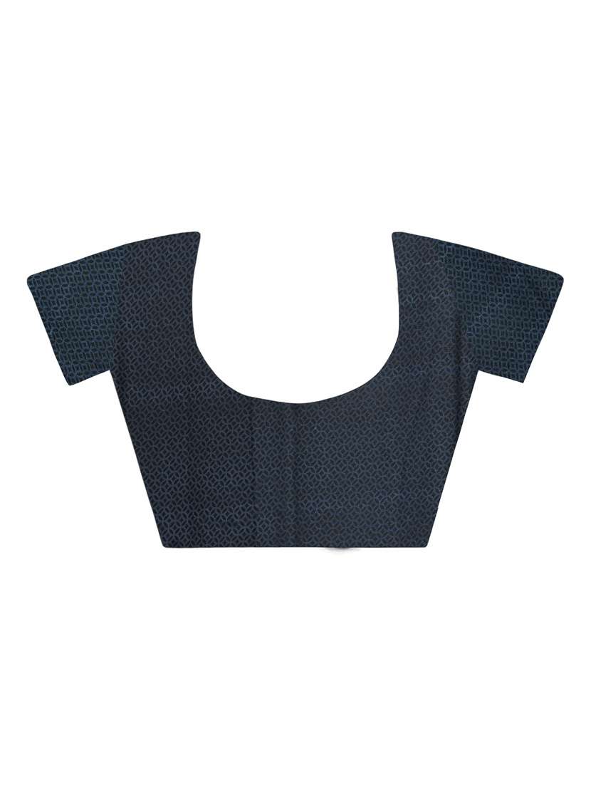 women black floral printed saree with blouse - 21410670 -  Standard Image - 2