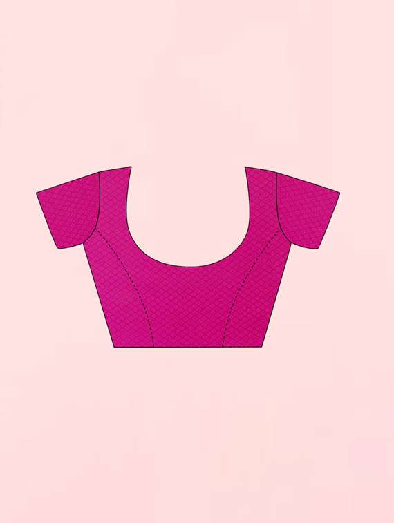 women pink printed georgette saree with blouse - 21410801 -  Standard Image - 2