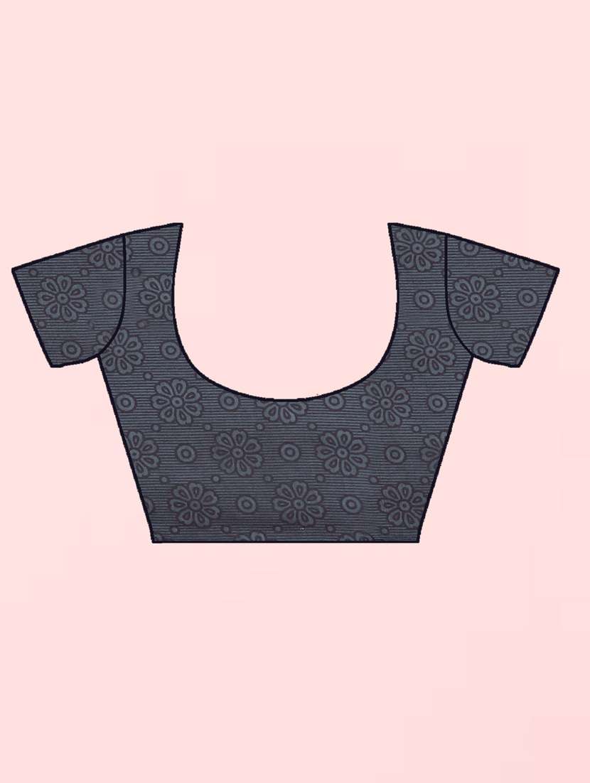 women printed saree with blouse - 21410838 -  Standard Image - 2