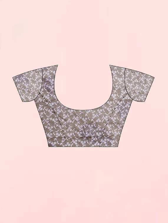 women printed saree with blouse - 21410869 -  Standard Image - 2