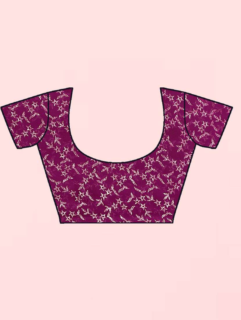 women printed saree with blouse - 21410891 -  Standard Image - 2