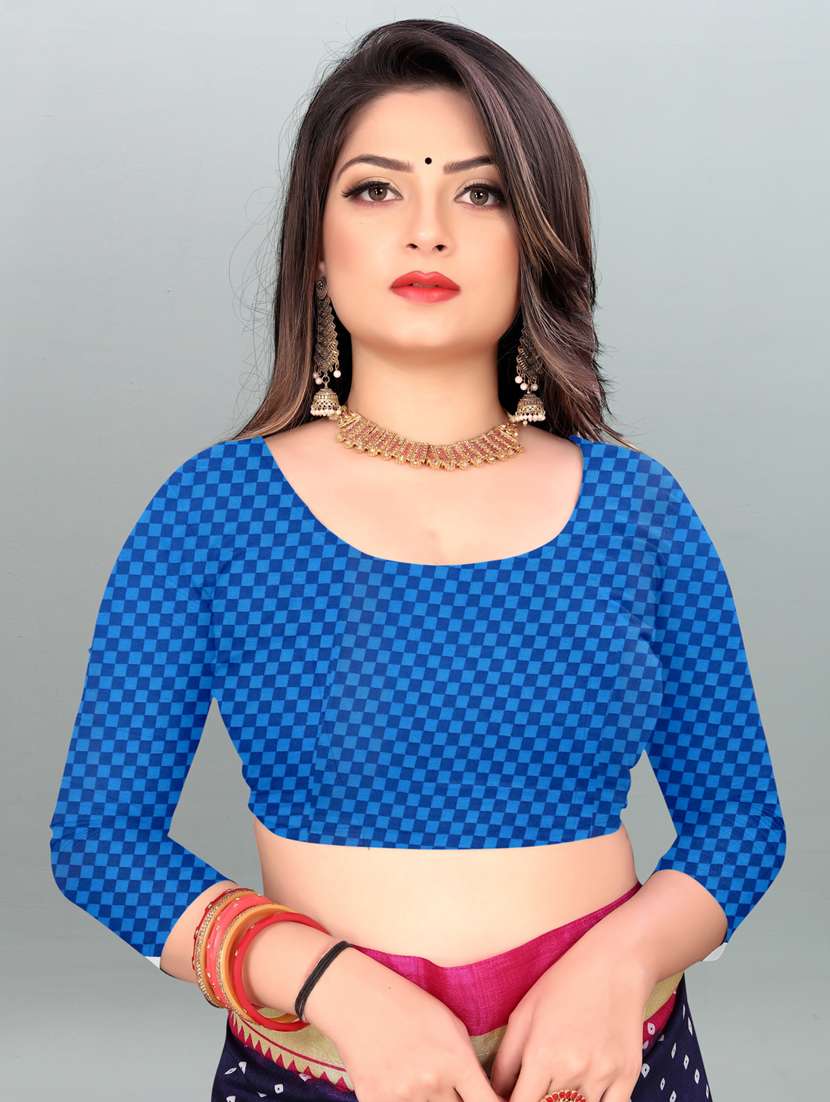 women casual wear georgette saree with blouse - 21412472 -  Standard Image - 2