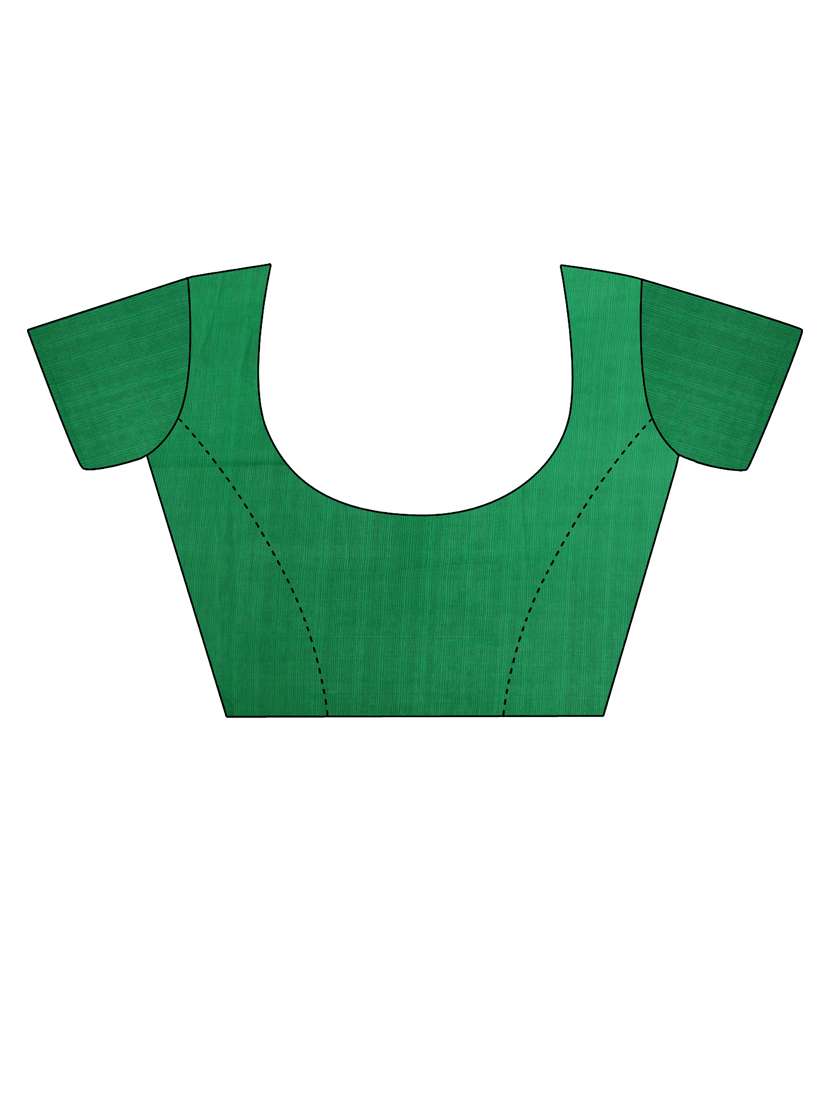 women green floral printed saree with blouse - 21412576 -  Standard Image - 2