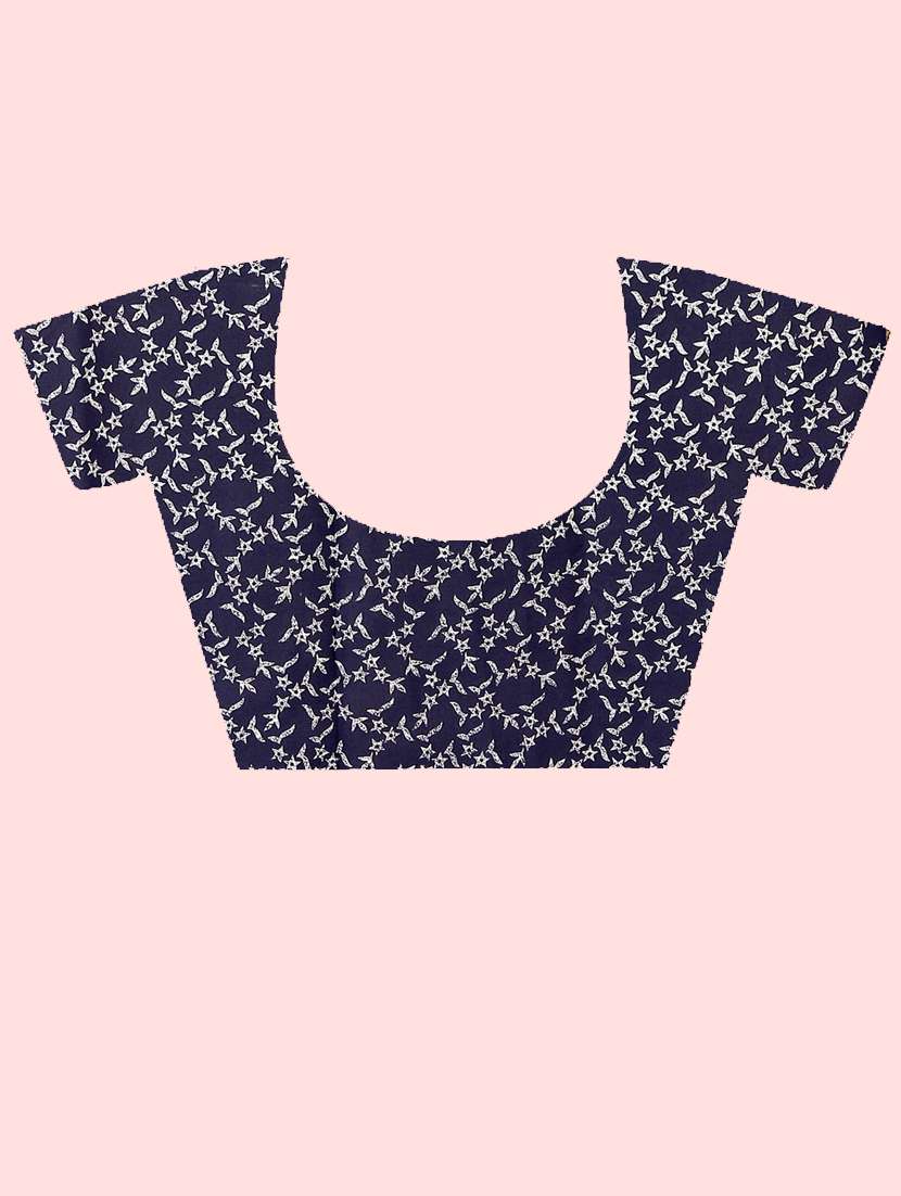 women casual wear georgette saree with blouse - 21413060 -  Standard Image - 2