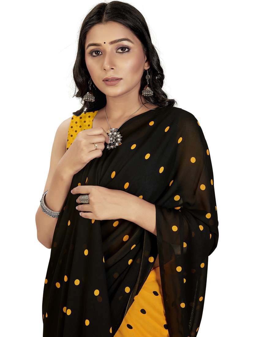 women printed casual wear saree with blouse - 21413122 -  Standard Image - 2