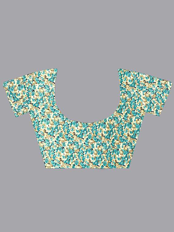 women casual wear georgette saree with blouse - 21413442 -  Standard Image - 2