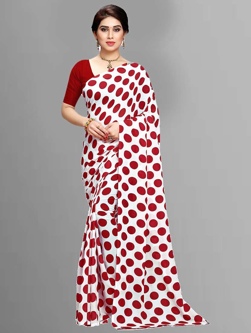 women casual wear georgette saree with blouse