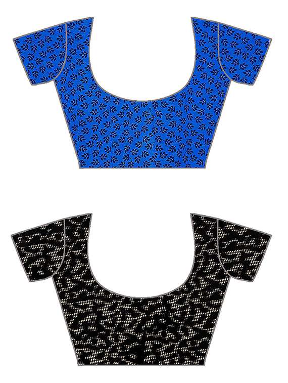 women pack of 2 casual wear combo sarees with blouse - 21414220 -  Standard Image - 2