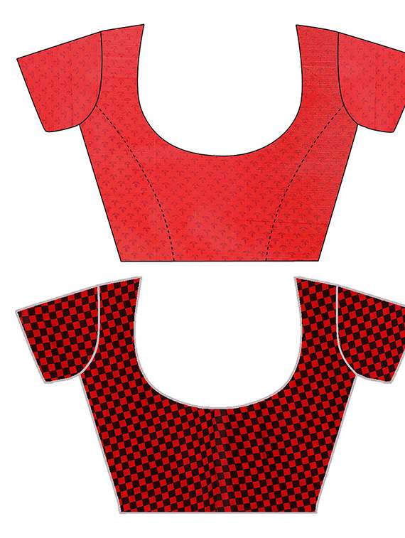 women pack of 2 casual wear combo sarees with blouse - 21414561 -  Standard Image - 2