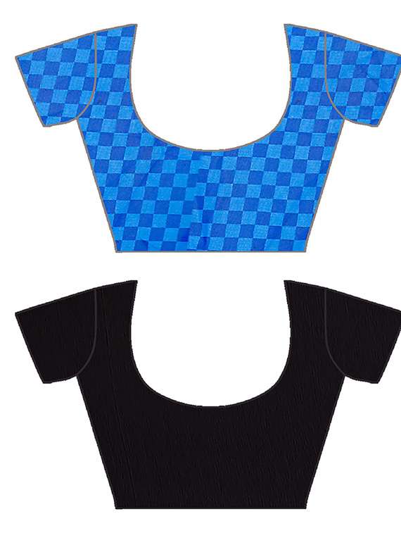 women pack of 2 casual wear combo sarees with blouse - 21414635 -  Standard Image - 2