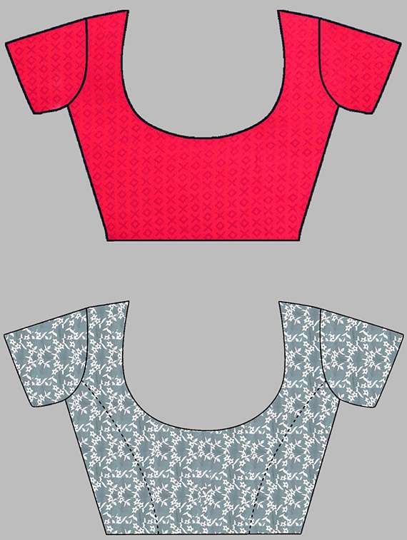 women pack of 2 casual wear combo sarees with blouse - 21414740 -  Standard Image - 2