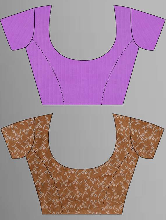 women pack of 2 casual wear combo sarees with blouse - 21414790 -  Standard Image - 2