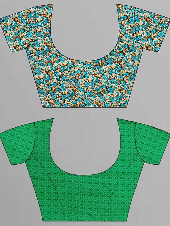 pack of 2 printed casual wear saree with blouse - 21415955 -  Standard Image - 2