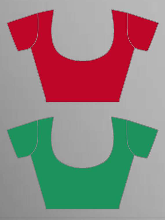 women pack of 2 casual wear sarees with blouse - 21416007 -  Standard Image - 2