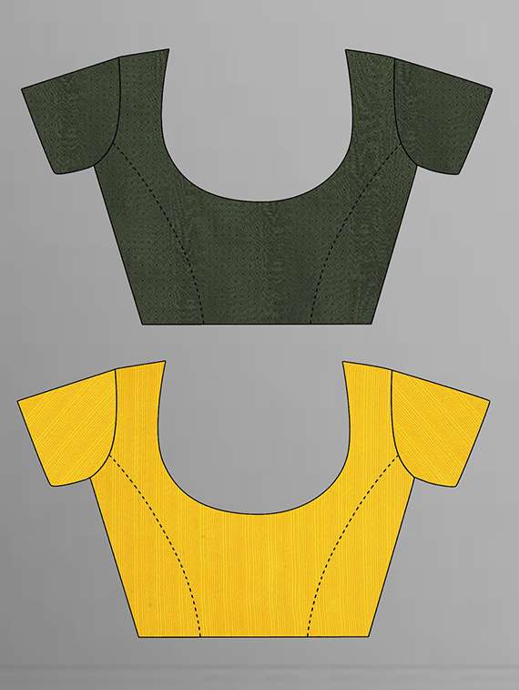 pack of 2 printed casual wear sarees with blouse - 21416356 -  Standard Image - 2