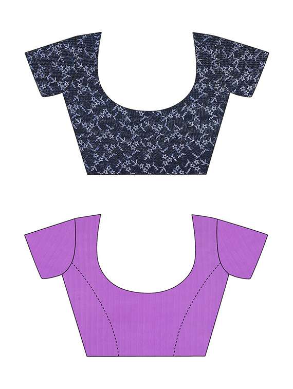 pack of 2 casual wear combo sarees with blouse - 21416390 -  Standard Image - 2