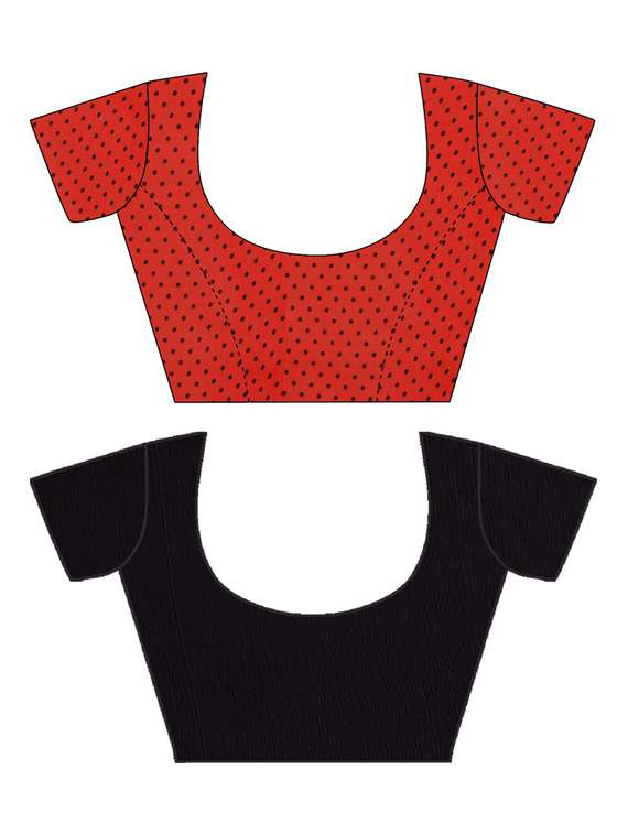 pack of 2 printed casual wear sarees with blouse - 21416863 -  Standard Image - 2