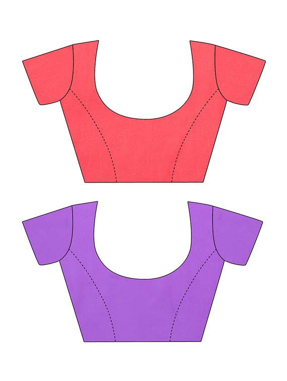 women pack of 2 casual wear combo sarees with blouse - 21418058 -  Standard Image - 2