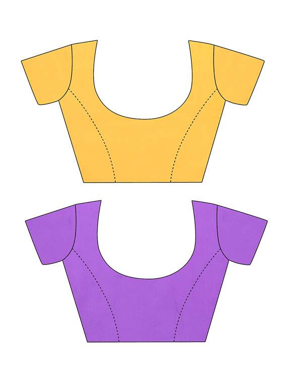 women pack of 2 casual wear combo sarees with blouse - 21418353 -  Standard Image - 2