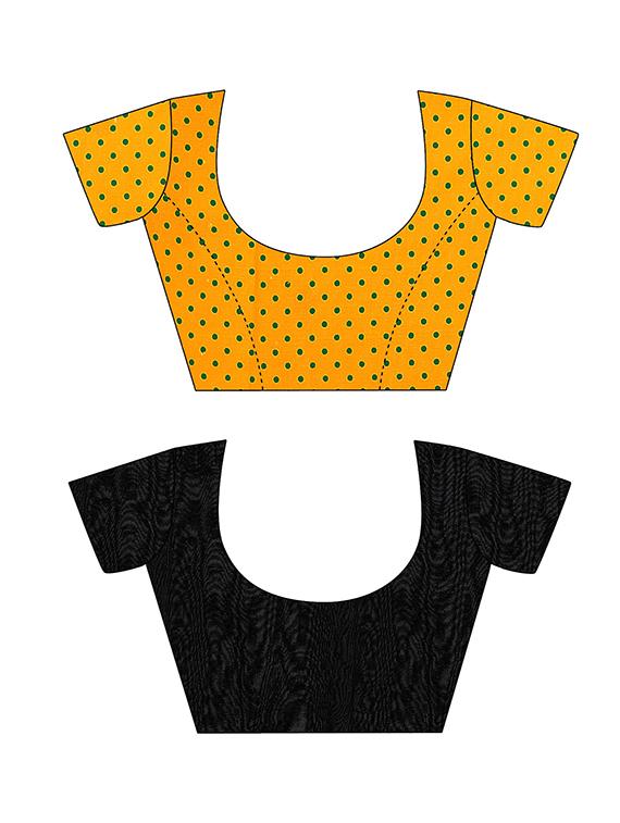 pack of 2 printed casual wear sarees with blouse - 21425440 - Standard Image - 2