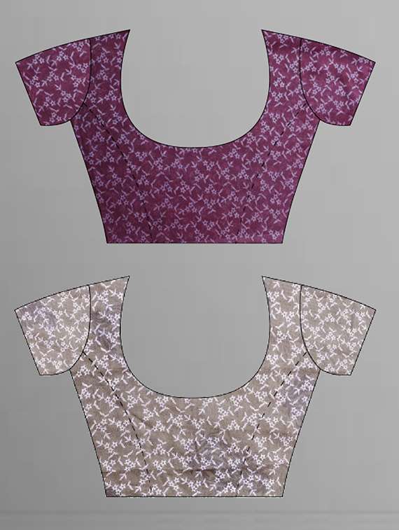 women pack of 2 casual wear combo sarees with blouse - 21425660 -  Standard Image - 2