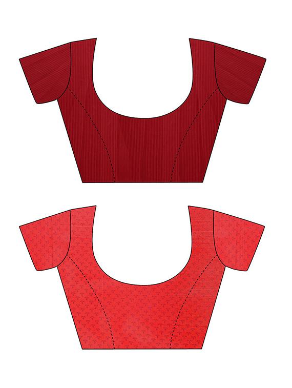 women pack of 2 casual wear combo sarees with blouse - 21426147 - Standard Image - 2