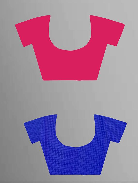 women pack of 2 casual wear combo sarees with blouse - 21426384 - Standard Image - 2
